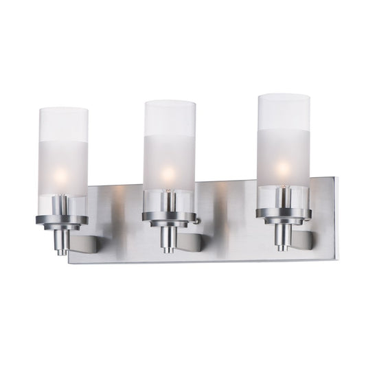 Maxim Lighting Crescendo 3 Light Wall Sconce, Satin Nickel