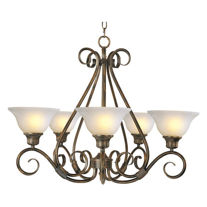 Maxim Lighting Pacific 5-Light Chandelier Kentucky Bronze