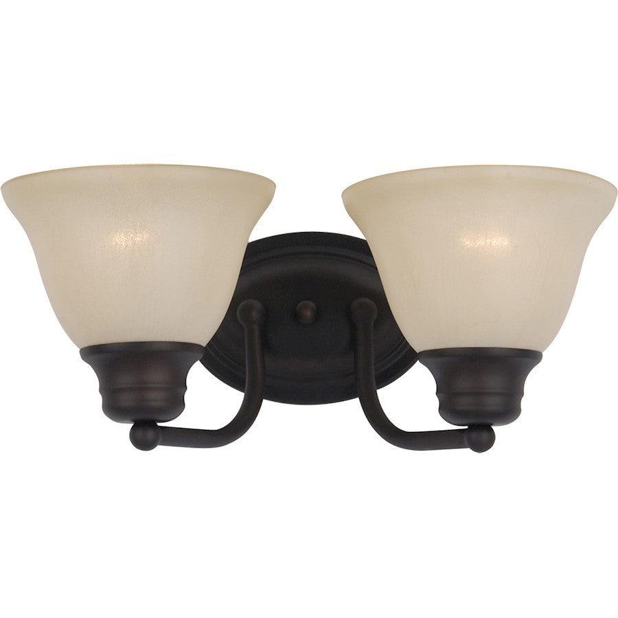 Maxim Malibu 2-Light Bath Vanity Oil Rubbed Bronze