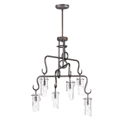 Citadel Chandelier, Chestnut Bronze