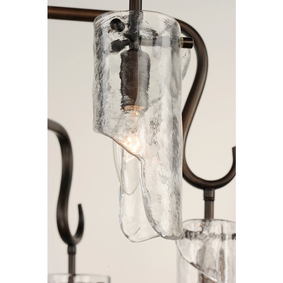 Citadel Chandelier, Chestnut Bronze