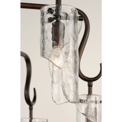 Citadel Chandelier, Chestnut Bronze
