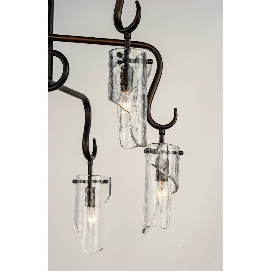 Citadel Chandelier, Chestnut Bronze