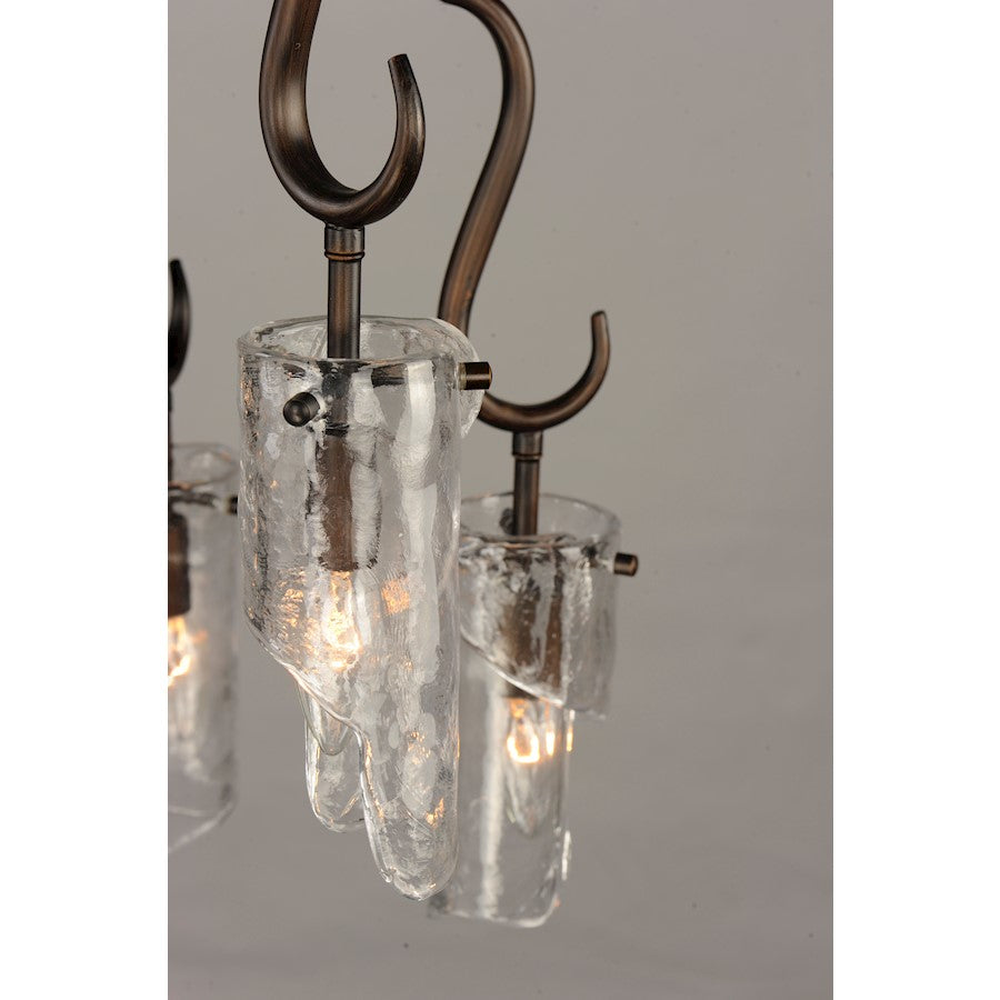Citadel Chandelier, Chestnut Bronze