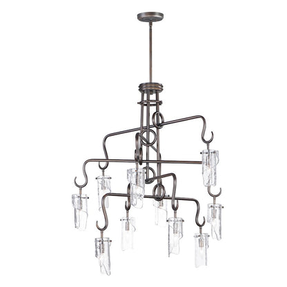 Citadel Chandelier, Chestnut Bronze