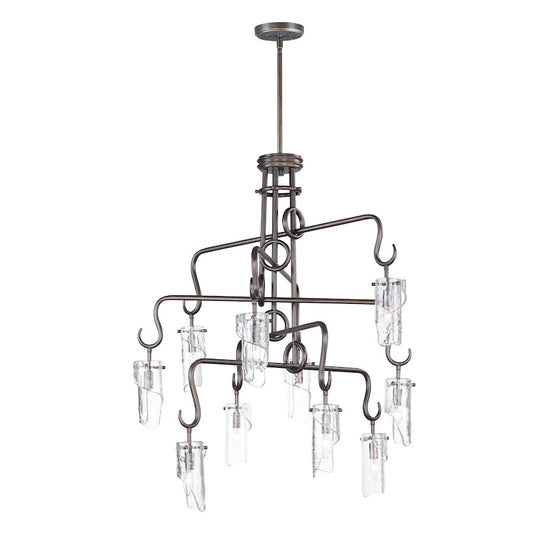 Citadel Chandelier, Chestnut Bronze