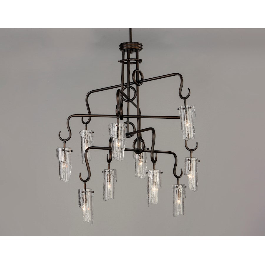 Citadel Chandelier, Chestnut Bronze