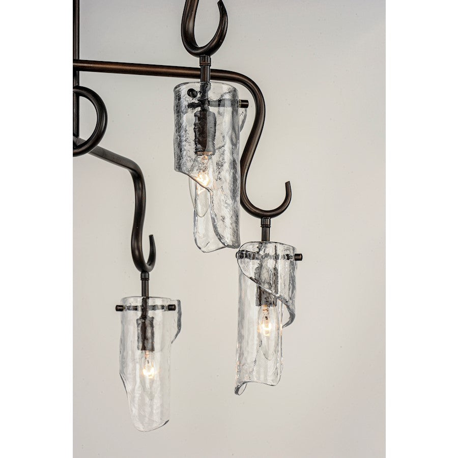 Citadel Chandelier, Chestnut Bronze