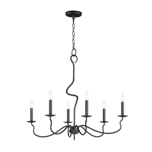 Padrona Chandelier, Black Oxide