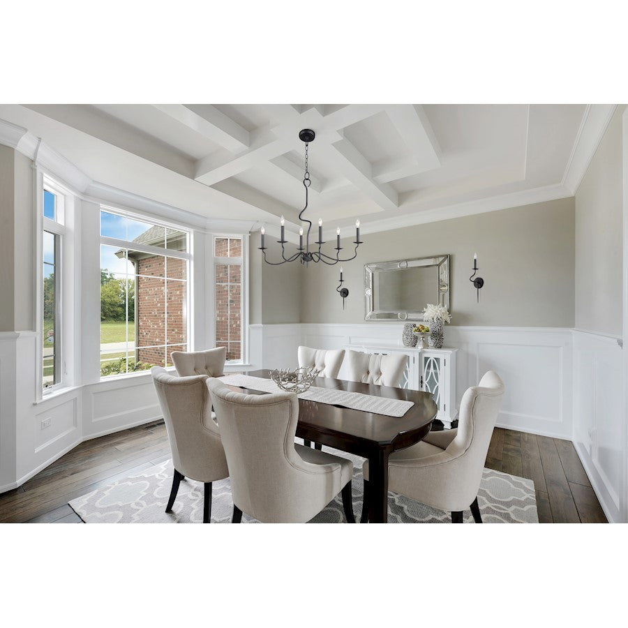 Padrona Chandelier, Black Oxide
