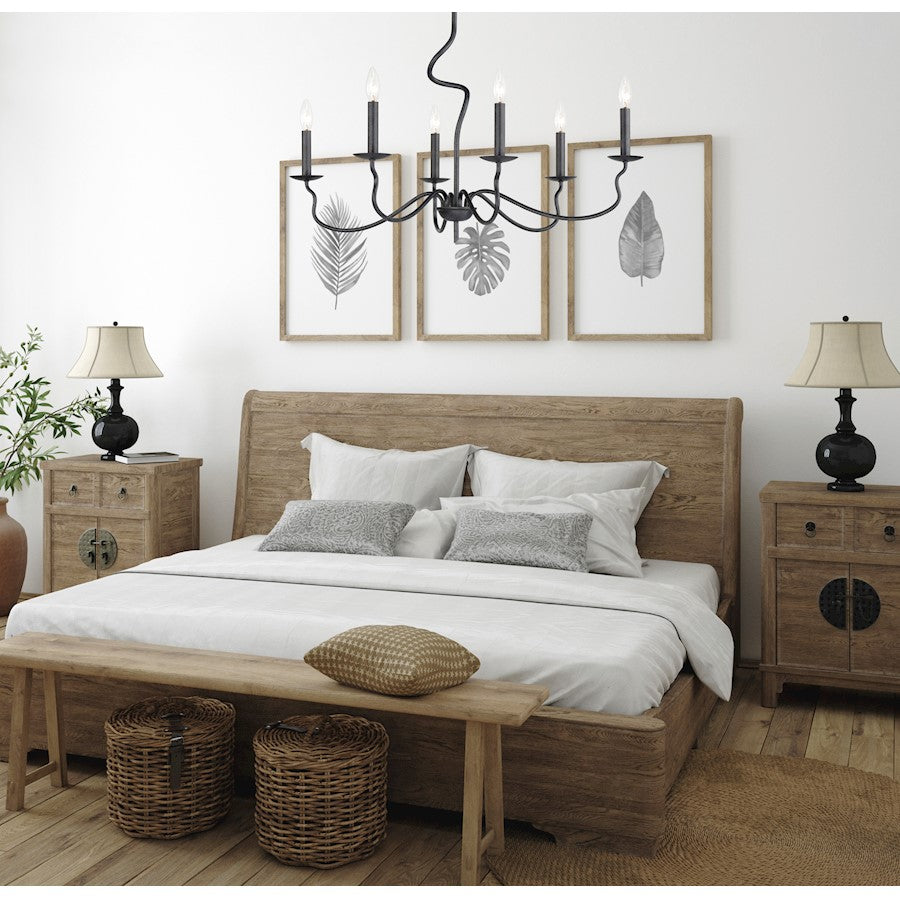Padrona Chandelier, Black Oxide