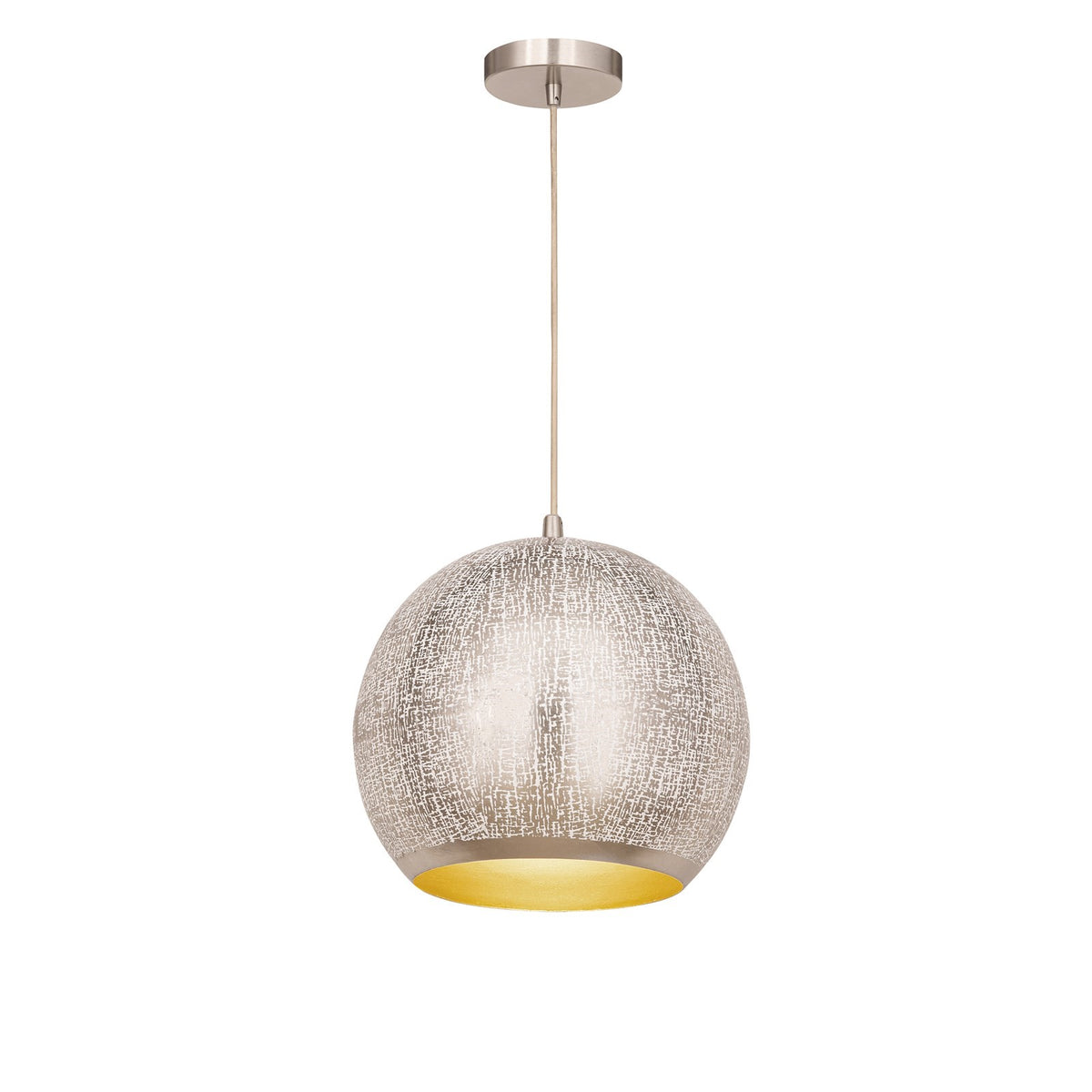 Maxim Lighting Aurelia 1 Light 8.5" Mini Pendant, Arctic White