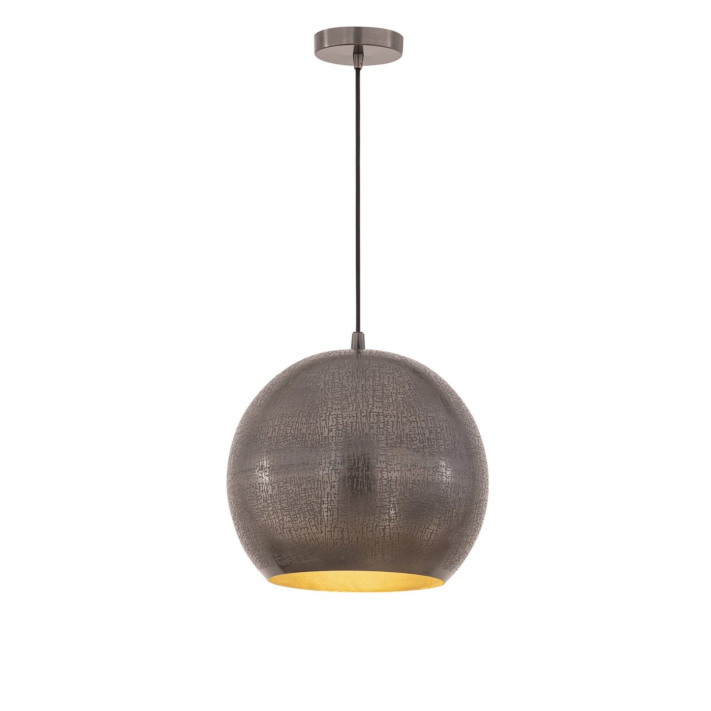 Maxim Lighting Aurelia 1 Light 8.5" Mini Pendant, Pewter