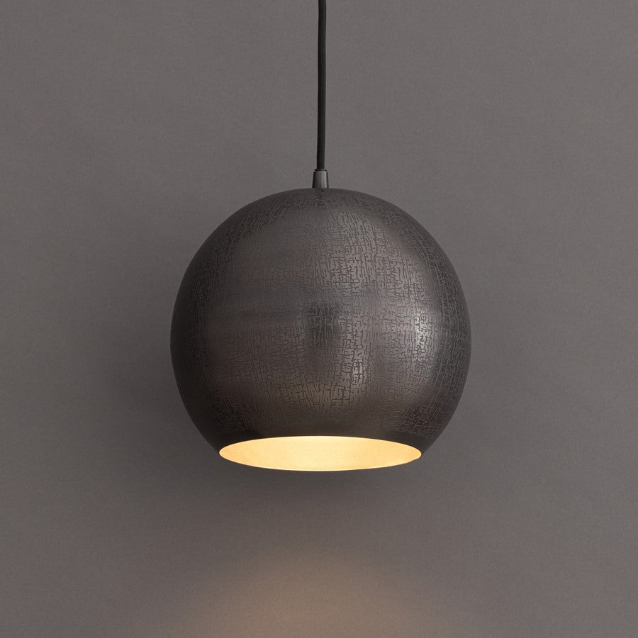 Maxim Lighting Aurelia 1 Light 8.5" Mini Pendant, Pewter