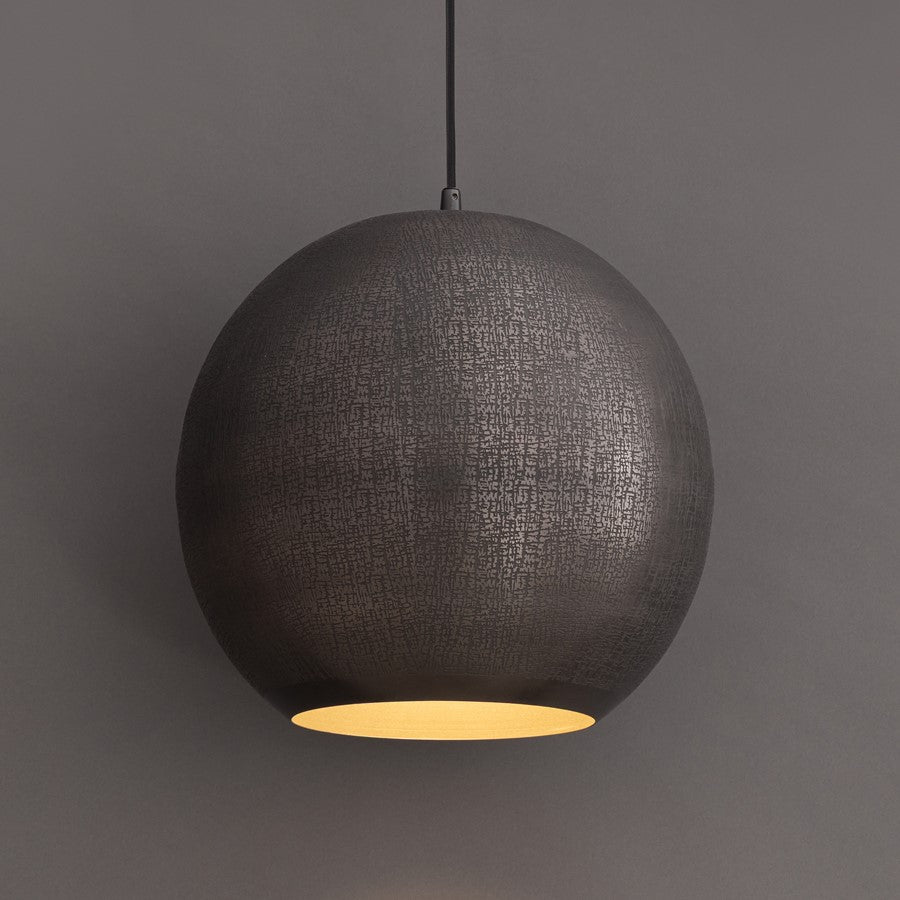 Maxim Lighting Aurelia 1 Light 12.5" Single Pendant, Pewter