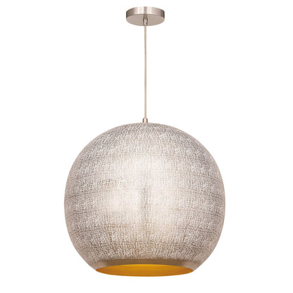 Maxim Lighting Aurelia 1 Light 17.75" Single Pendant, Arctic White