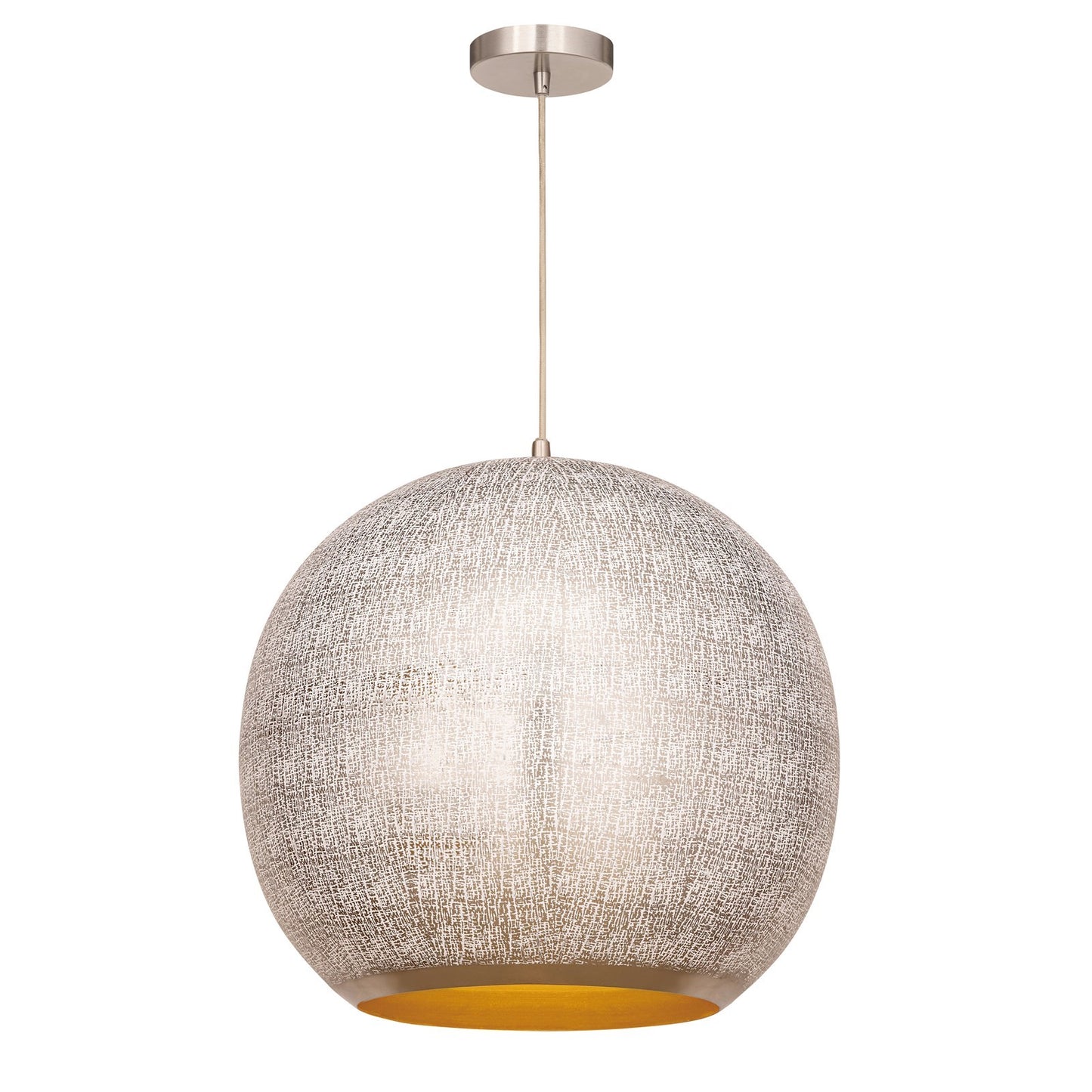 Maxim Lighting Aurelia 1 Light 17.75" Single Pendant, Arctic White