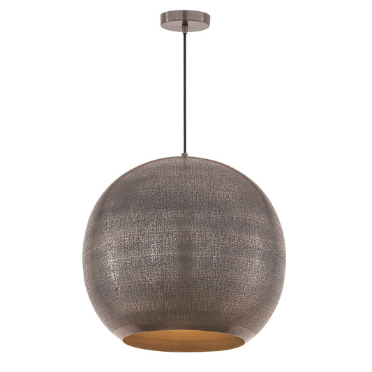 Maxim Lighting Aurelia 1 Light 17.75" Single Pendant, Pewter