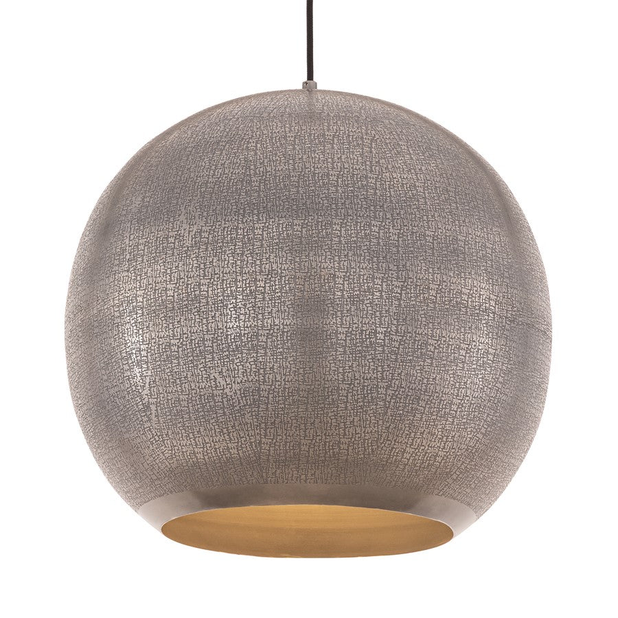 Maxim Lighting Aurelia 1 Light 17.75" Single Pendant, Pewter