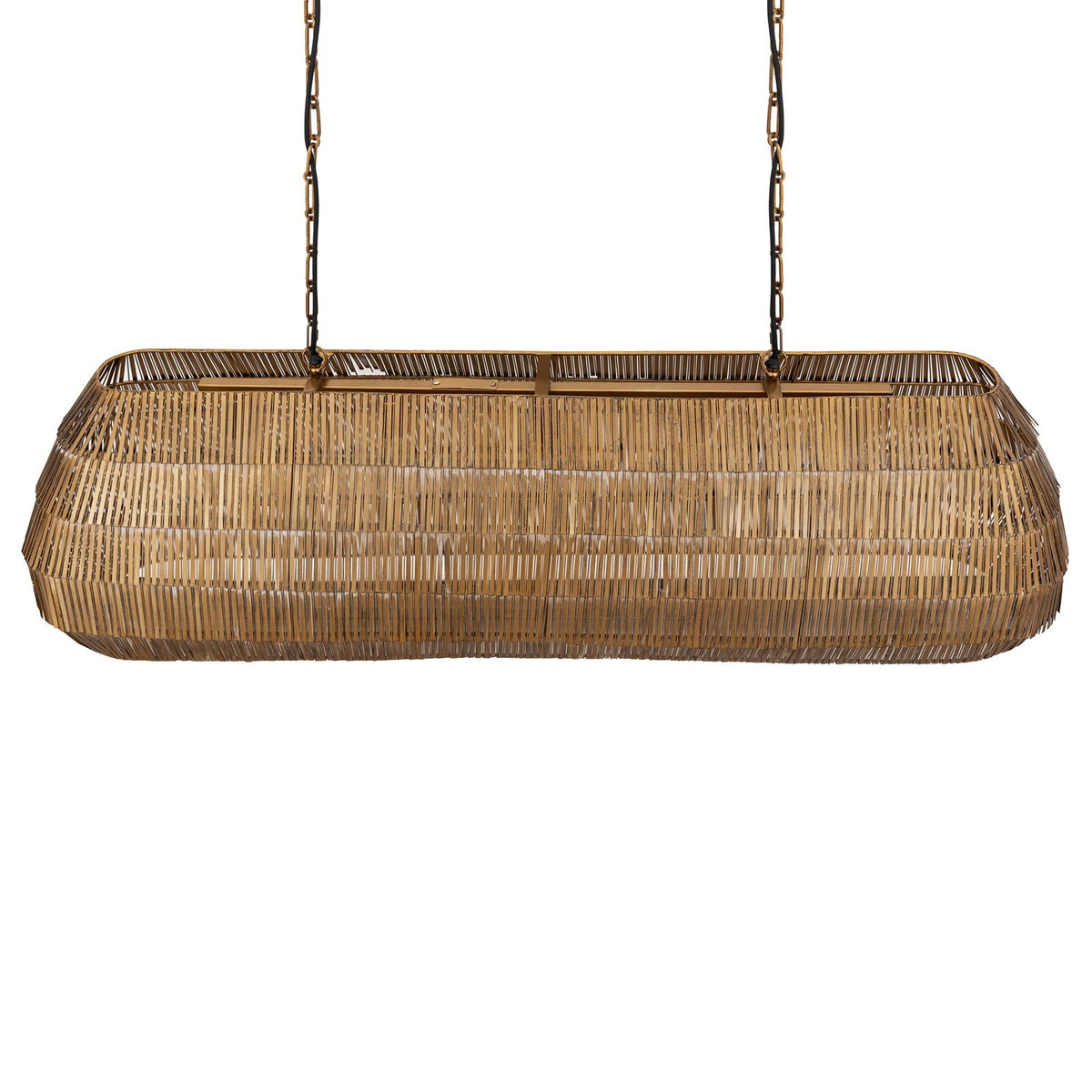 Maxim Lighting Gilda 5 Light 16.5" Linear Pendant, Antique Brass