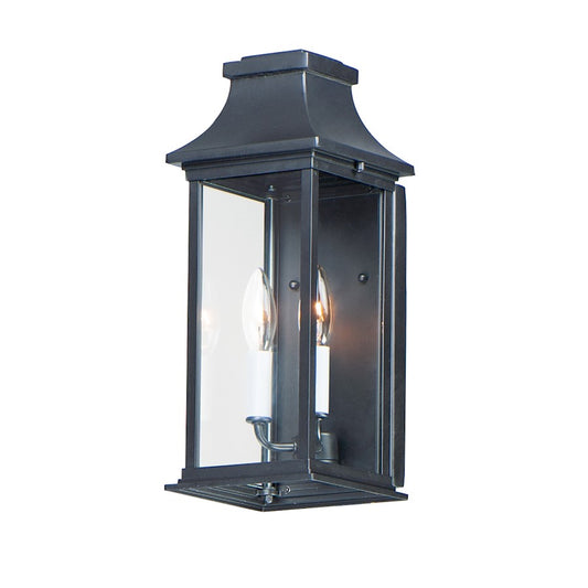 2 Light Outdoor Pocket Wall Sconce