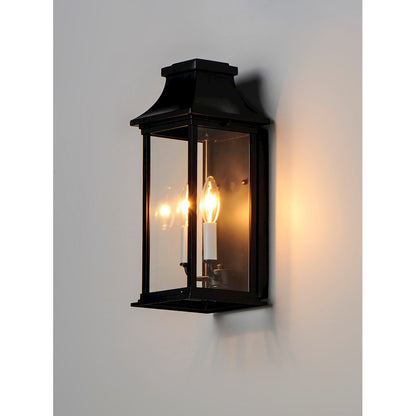2 Light Outdoor Pocket Wall Sconce
