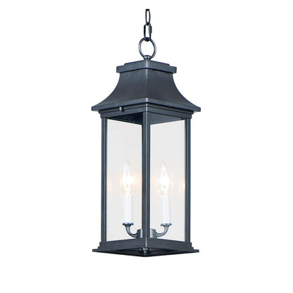 Maxim Lighting Vicksburg 2-Light Outdoor Hanging Lantern, Black
