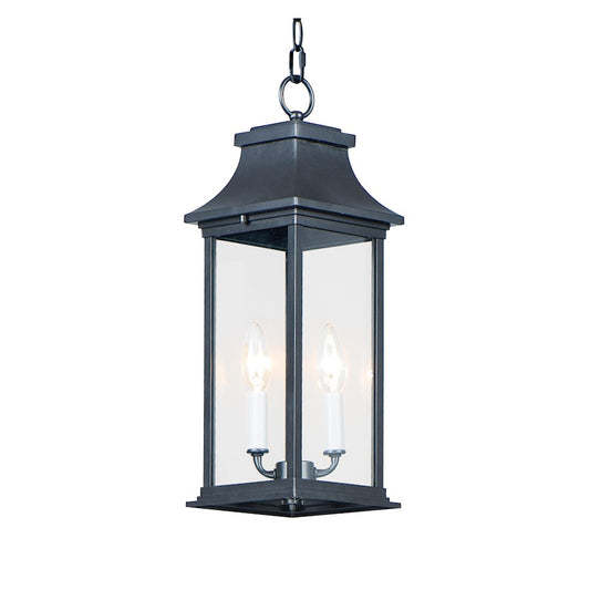 Maxim Lighting Vicksburg 2-Light Outdoor Hanging Lantern, Black