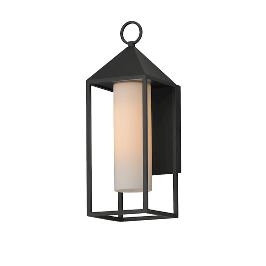 Maxim Lighting Aldous 1 Light Large Outdoor Wall Sconce, Black/White