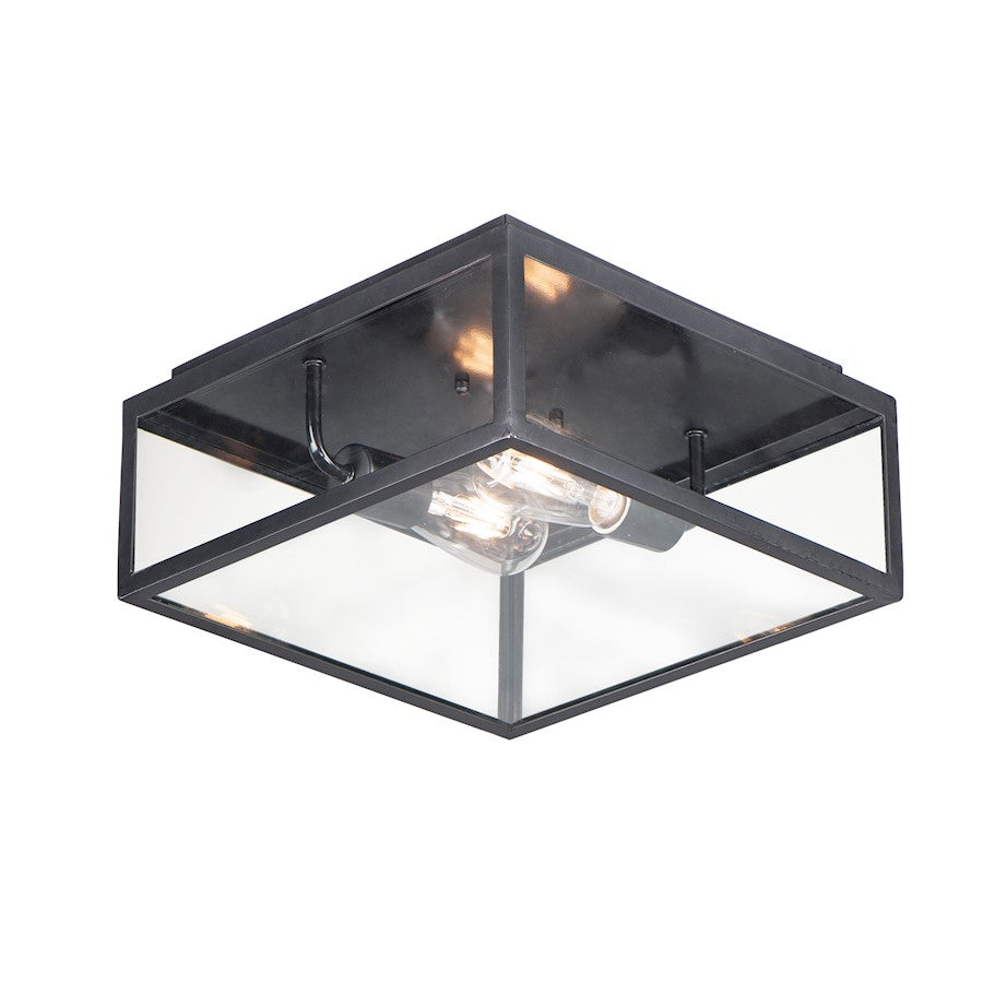 Maxim Lighting Catalina 2-Light Outdoor Ceiling Mount, Dark Bronze