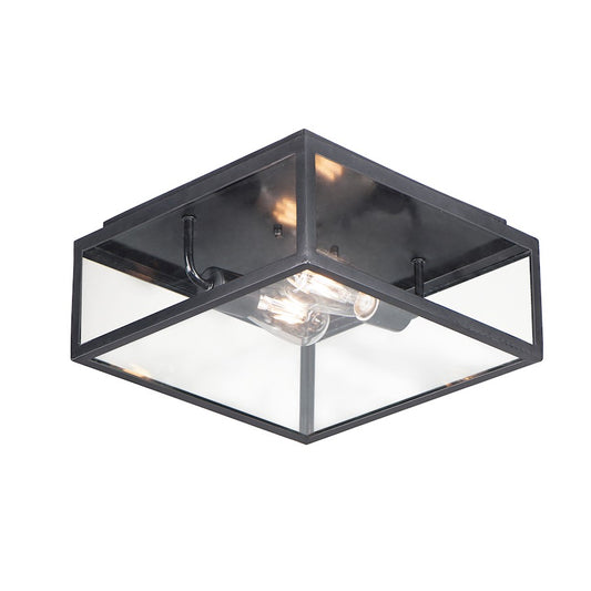 Maxim Lighting Catalina 2-Light Outdoor Ceiling Mount, Dark Bronze