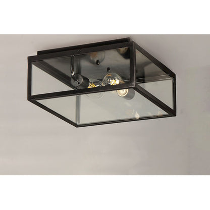 Maxim Lighting Catalina 2-Light Outdoor Ceiling Mount, Dark Bronze