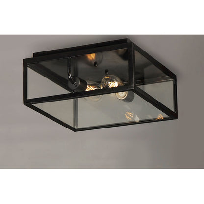 Maxim Lighting Catalina 2-Light Outdoor Ceiling Mount, Dark Bronze