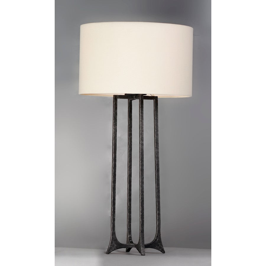 Anvil 1-Light Table Lamp, Natural Iron