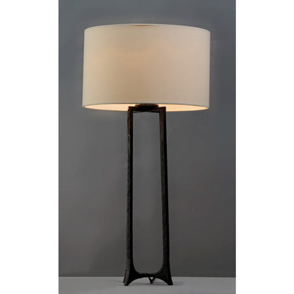 Anvil 1-Light Table Lamp, Natural Iron