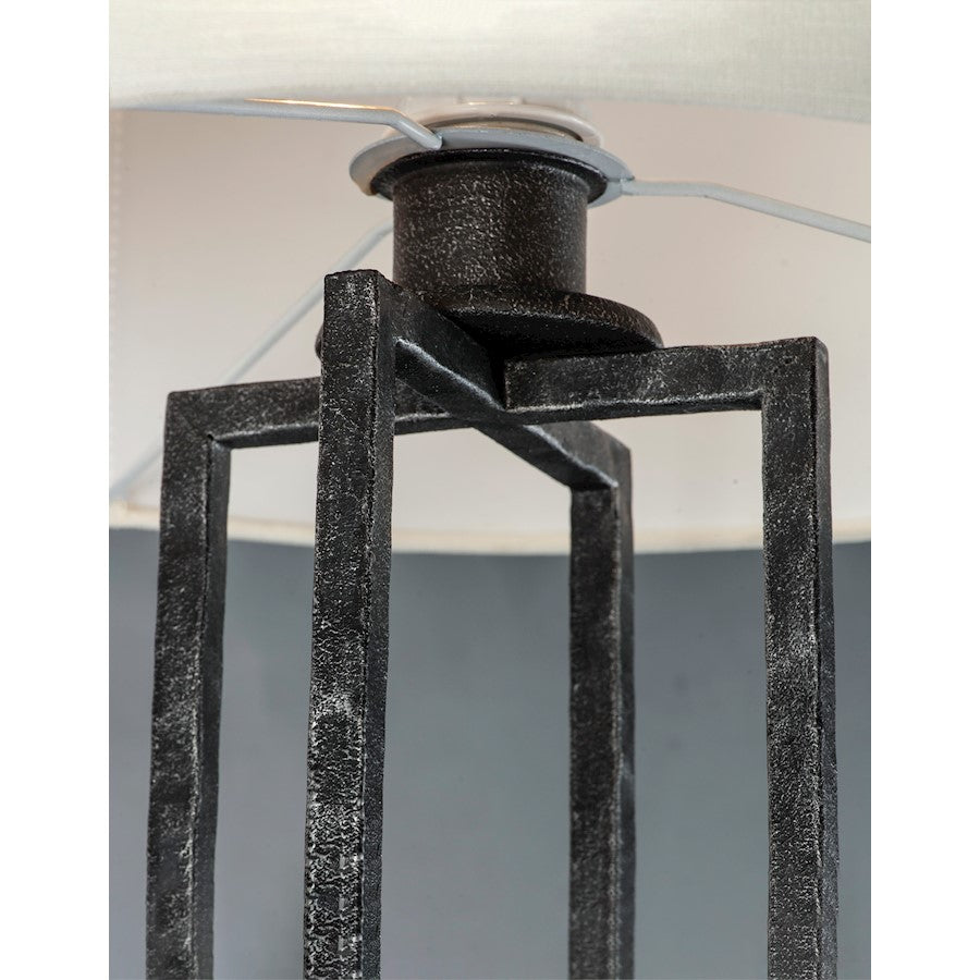Anvil 1-Light Table Lamp, Natural Iron