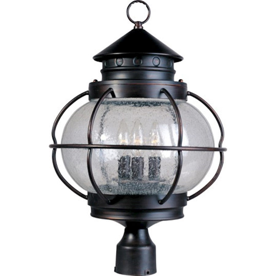 Maxim Portsmouth 3-Light Outdoor Post Lantern Rubbed Bronze -30501CDOI