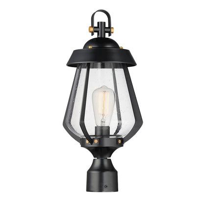 Maxim Lighting Mariner 1Lt Outdoor Pole/Post Mount, Bk/Bs/Seedy