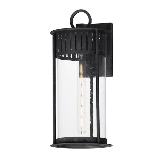 Maxim Lighting Windsor 1Lt Large Outdoor Sconce, Black Patina/Seedy