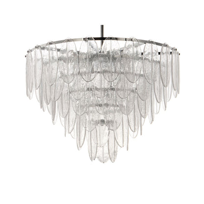 Maxim Lighting Glacier 19-Light Chandelier in White/Polished Chrome