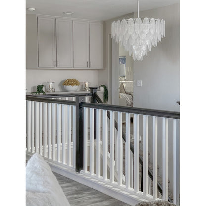 Maxim Lighting Glacier 19-Light Chandelier in White/Polished Chrome