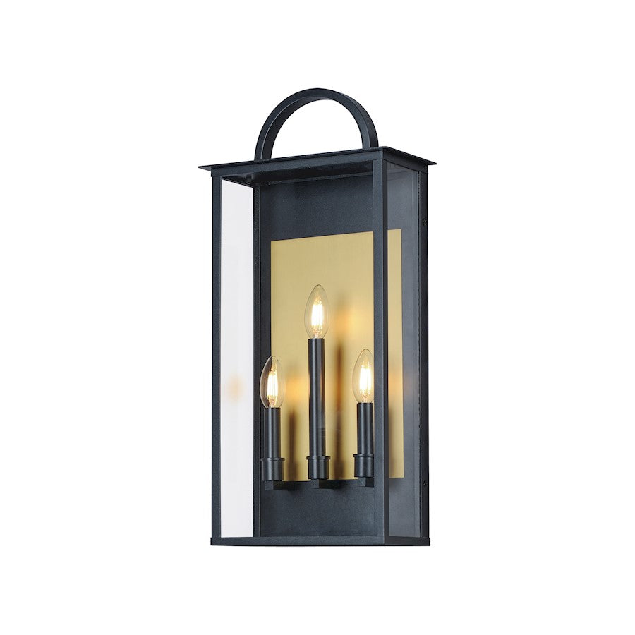 3 Light Outdoor Wall Sconce