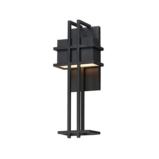 Maxim Lighting Prairie 1 Light 17" Wall Sconce, Black - 30774BK