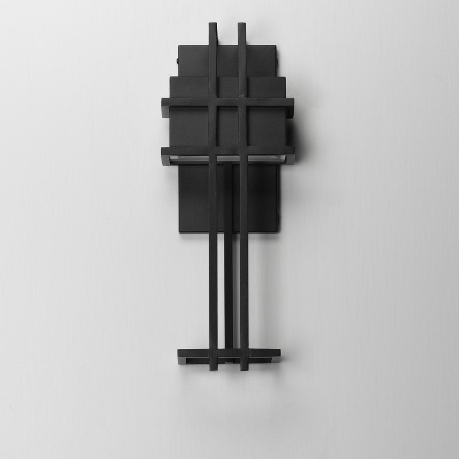 Maxim Lighting Prairie 1 Light 17" Wall Sconce, Black