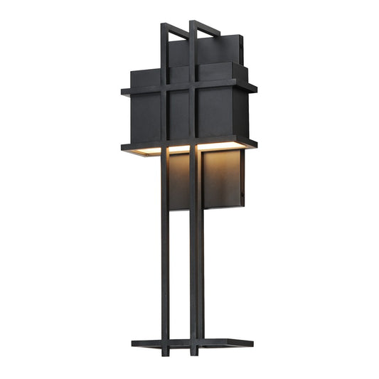 Maxim Lighting Prairie 1 Light 21" Wall Sconce, Black - 30776BK