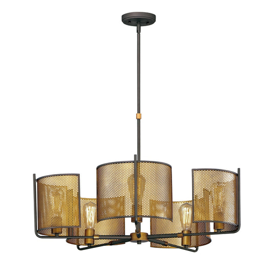 5-Light Chandelier, Oil Rubbed Bronze