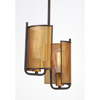 2 Light Pendant, Oil Rubbed Bronze