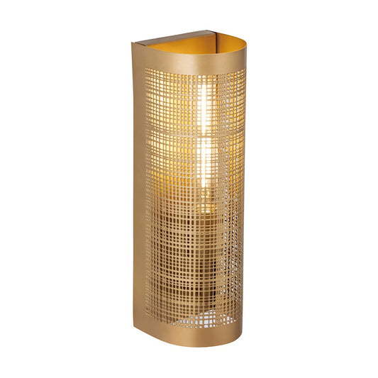 Maxim Lighting Hatcher 1 Light Outdoor Wall Sconce, Gold
