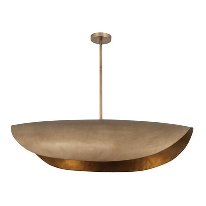 Maxim Lighting Denarii 2 Light 42"x12" Iron Linear, Natural Gold