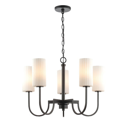 Town And Country Chandelier, Black